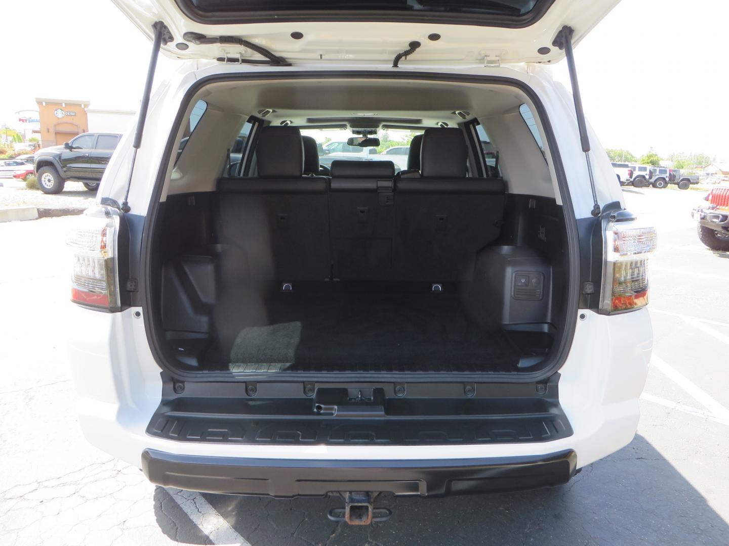 2019 White /black Toyota 4Runner TRD PRO 4WD (JTEBU5JR9K5) with an 4.0L V6 DOHC 24V engine, 5A transmission, located at 2630 Grass Valley Highway, Auburn, CA, 95603, (530) 508-5100, 38.937893, -121.095482 - TRD PRO 4Runner sitting on 17" SCS wheels, BFG KO2 tires, Tyger running boards, Roof Rack with ladder, and window tint. - Photo#51